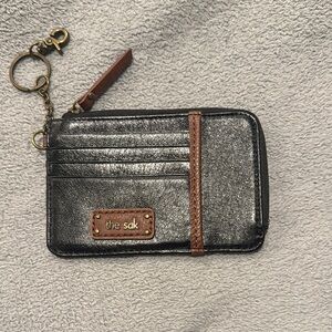 The Sak Black Wallet with Keychain